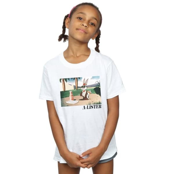 Looney Tunes Girls Bugs Bunny A-Lister Cotton T-Shirt