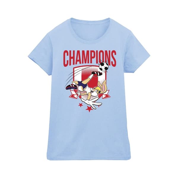 Looney Tunes Lola - T-shirt i bomull med fotbollsmästare - dam/dam