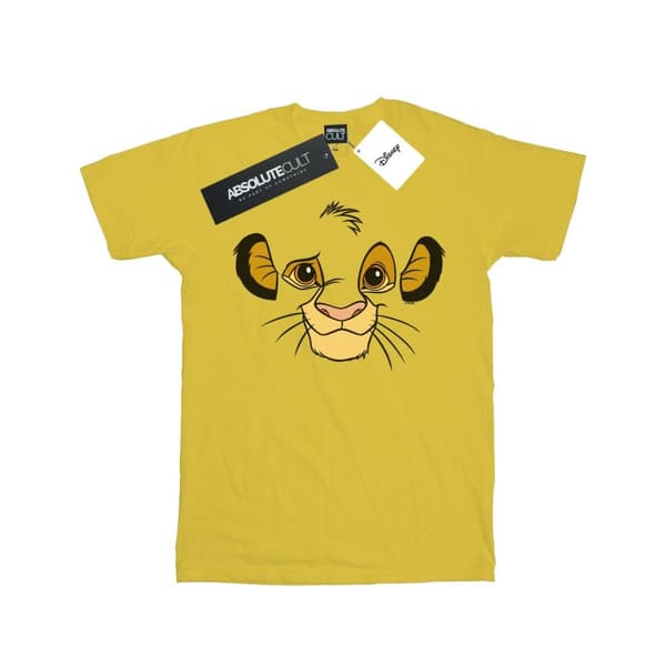 Disney Girls The Lion King Simba Face Cotton T-Shirt