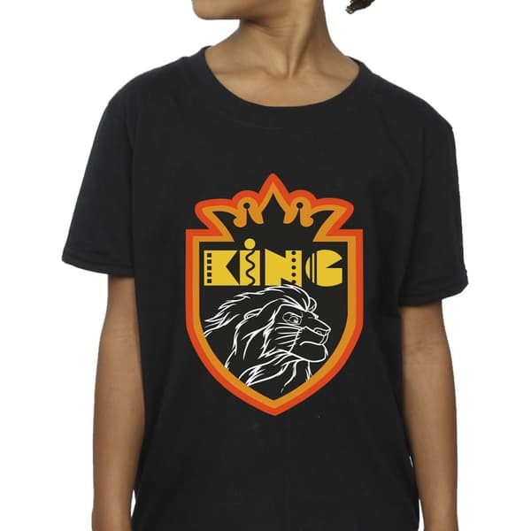 Disney Girls The Lion King Crest Cotton T-Shirt