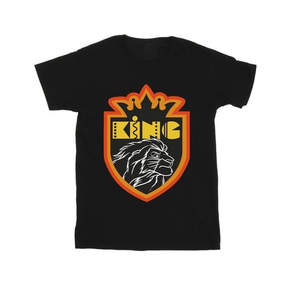 Disney Girls The Lion King Crest Cotton T-Shirt