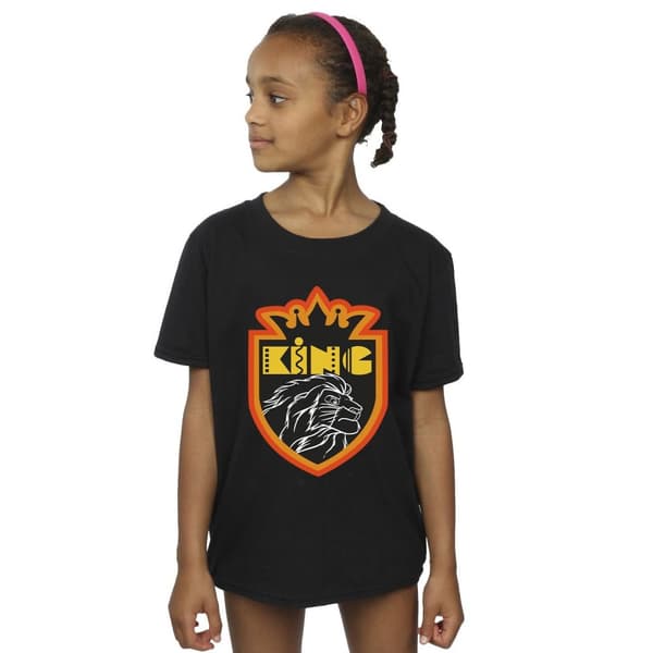 Disney Girls The Lion King Crest Cotton T-Shirt