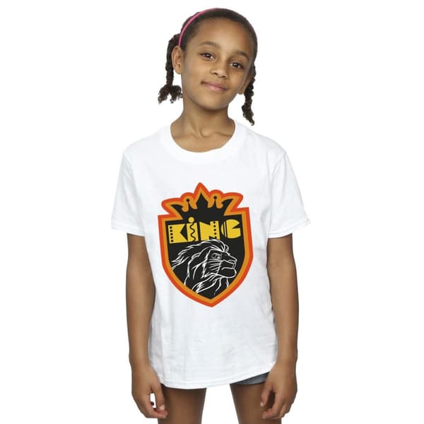 Disney Girls The Lion King Crest Cotton T-Shirt