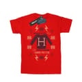 Miniatyrbillede 1 af 3: Harry Potter Girls Christmas Knit Cotton T-Shirt