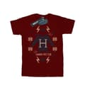 Miniatyrbilde 1 av 3: Harry Potter Girls Christmas Knit Cotton T-Shirt