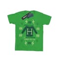 Miniatyrbillede 1 af 3: Harry Potter Girls Christmas Knit Cotton T-Shirt