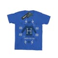Miniatyrbilde 1 av 3: Harry Potter Girls Christmas Knit Cotton T-Shirt