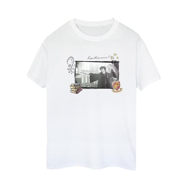 Harry Potter Dam/Herr Harry Expelliarmus Boyfriend T-shirt i bomull