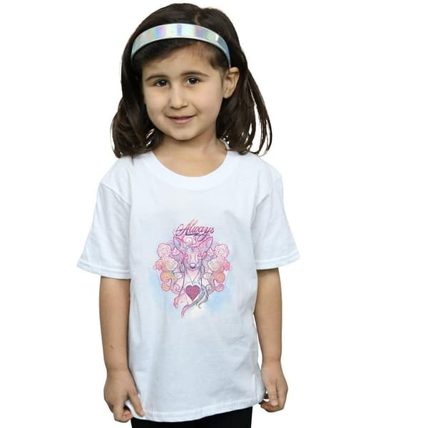 Harry Potter Always Doe bomulls-T-shirt för flickor