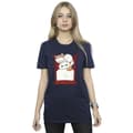 Pikkukuva 2 / 3: Disney Womens/Ladies Big Hero 6 Baymax Frame Support Cotton Boyfriend T-Shirt