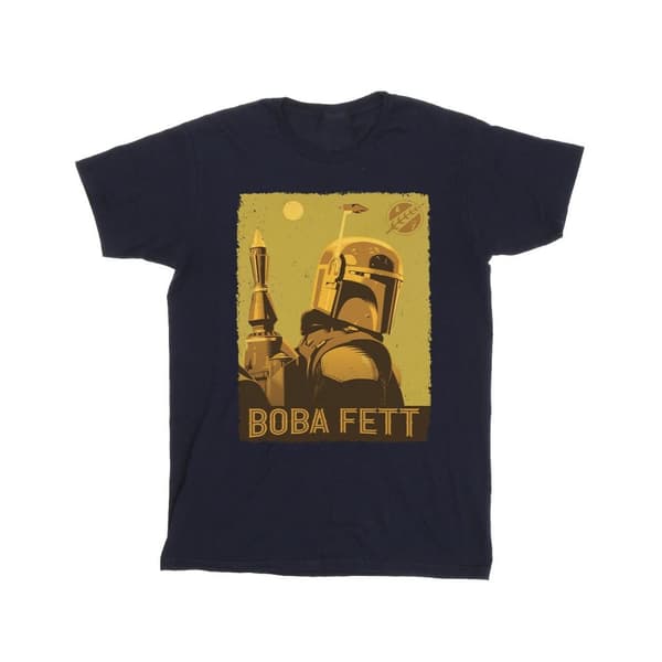 Star Wars Boys The Book Of Boba Fett Planetary Stare T-Shirt