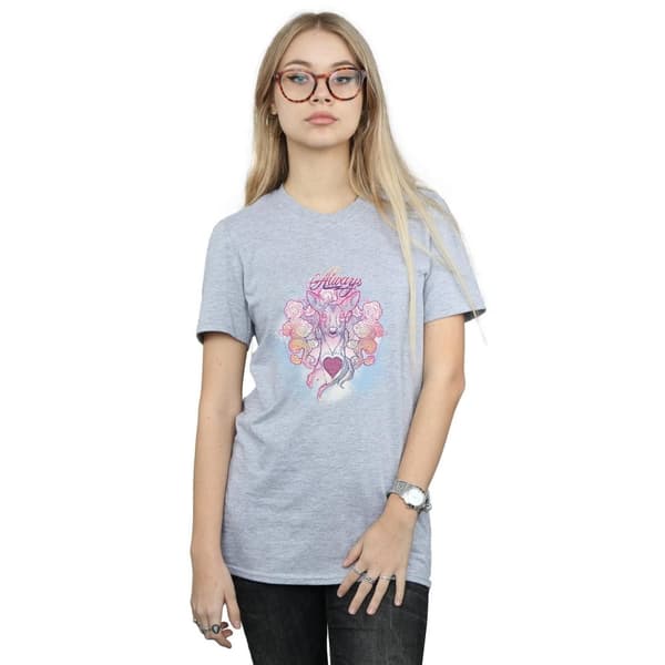 Harry Potter Womens/Ladies Always Doe Cotton Boyfriend T-Shirt