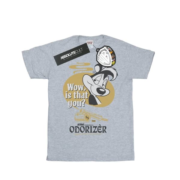 Looney Tunes Dam/Tjej Pepe Le Pew Odorizer Bomull Boyfriend T-shirt