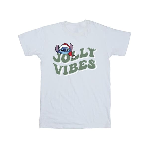 Disney Lilo & Stitch Jolly Chilling Vibes T-shirt i bomull för flickor