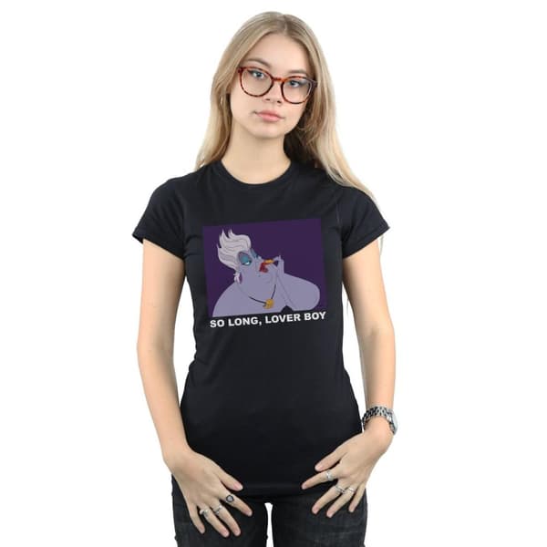 Disney Womens/Ladies The Little Mermaid Ursula Lover Boy Cotton T-Shirt