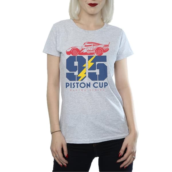 Disney Dam/Tjej Cars Piston Cup 95 - T-shirt i bomull