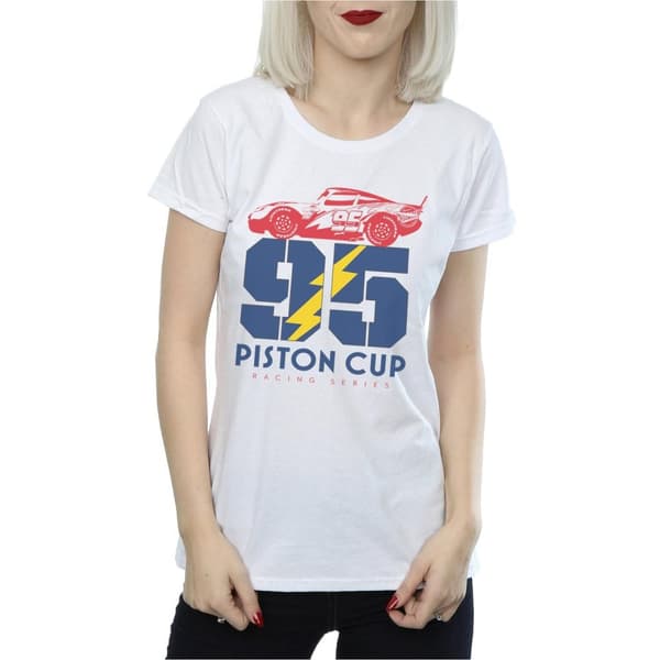 Disney Dam/Tjej Cars Piston Cup 95 - T-shirt i bomull