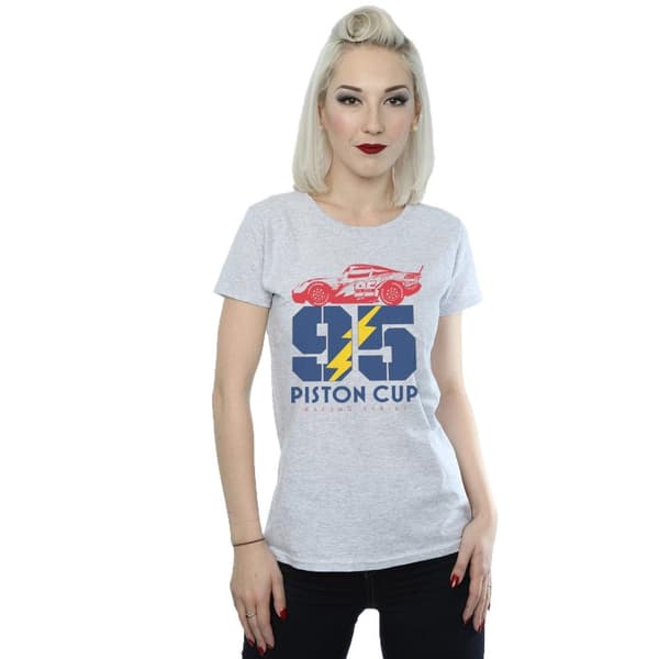 Disney Dam/Tjej Cars Piston Cup 95 - T-shirt i bomull