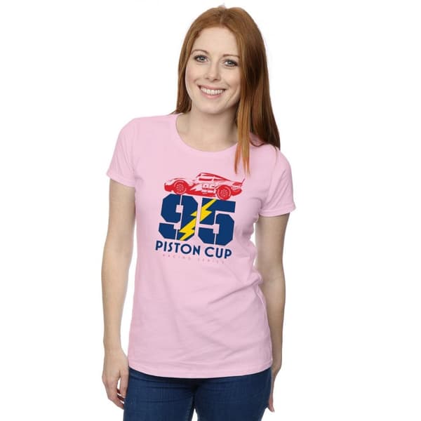 Disney Dam/Tjej Cars Piston Cup 95 - T-shirt i bomull