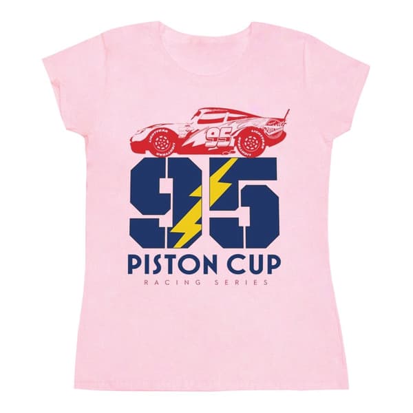 Disney Dam/Tjej Cars Piston Cup 95 - T-shirt i bomull