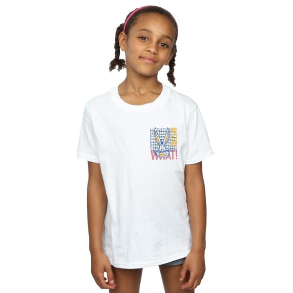 Looney Tunes Girls Bugs Bunny What Cotton T-Shirt