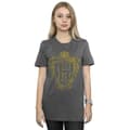 Pikkukuva 2 / 3: Harry Potter Womens/Ladies Hufflepuff Badger Crest Cotton Boyfriend T-Shirt
