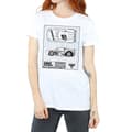 Miniatyrbilde 4 av 5: Disney Womens/Ladies Cars Cruz Ramirez Blueprint Cotton Boyfriend T-Shirt
