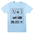 Miniatyrbilde 1 av 2: Disney Womens/Ladies Cars Cruz Ramirez Blueprint Cotton Boyfriend T-Shirt