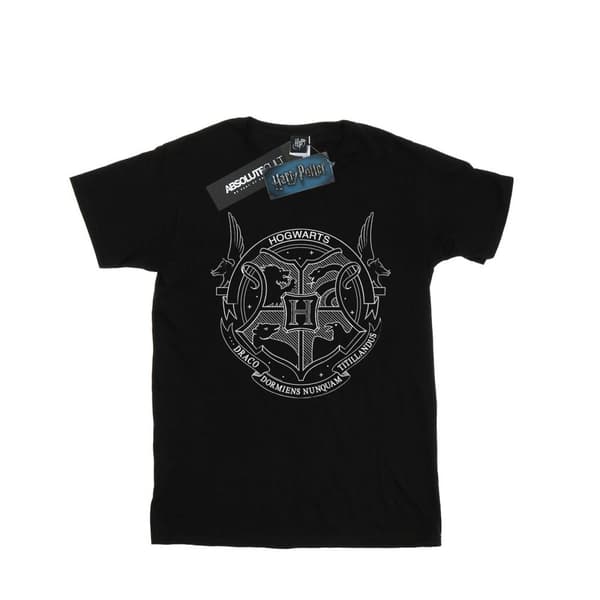 Harry Potter T-shirt med Hogwarts-sigill för pojkar