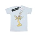 Miniatyrbild 1 av 3: Disney Dam/Tjej Skönheten och odjuret Lumiere Boyfriend-t-shirt i bomull med tryck
