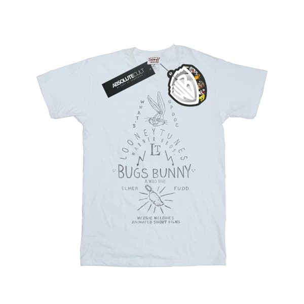 Looney Tunes Girls Bugs Bunny A Wild Hare Cotton T-Shirt