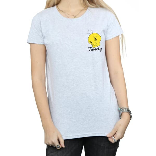Looney Tunes Womens/Ladies Tweety Pie Head Cotton T-Shirt