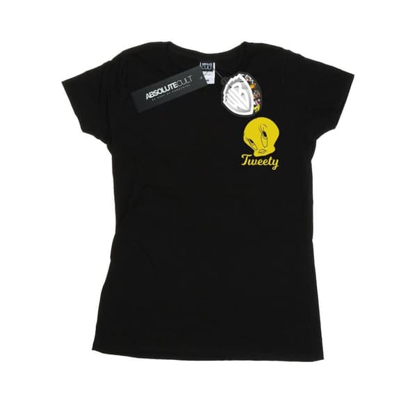 Looney Tunes Womens/Ladies Tweety Pie Head Cotton T-Shirt