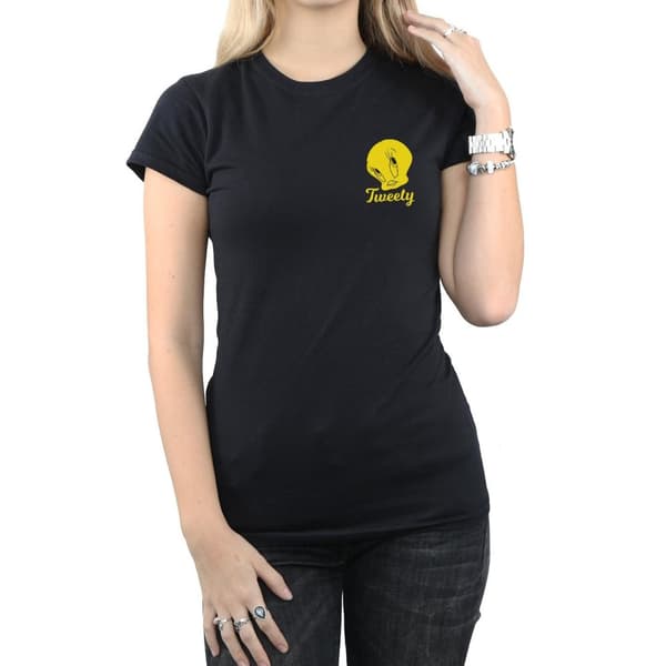 Looney Tunes Womens/Ladies Tweety Pie Head Cotton T-Shirt