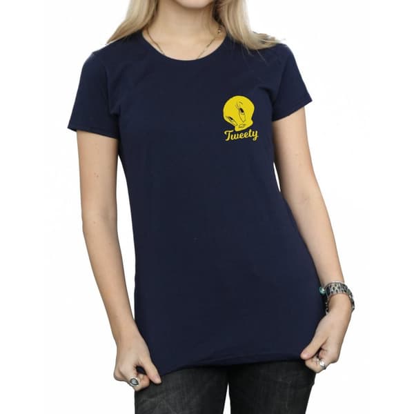 Looney Tunes Womens/Ladies Tweety Pie Head Cotton T-Shirt