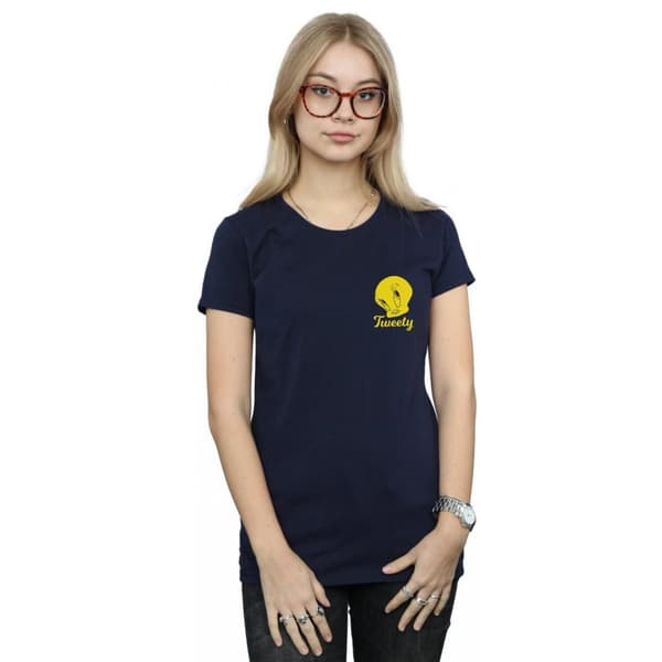 Looney Tunes Womens/Ladies Tweety Pie Head Cotton T-Shirt