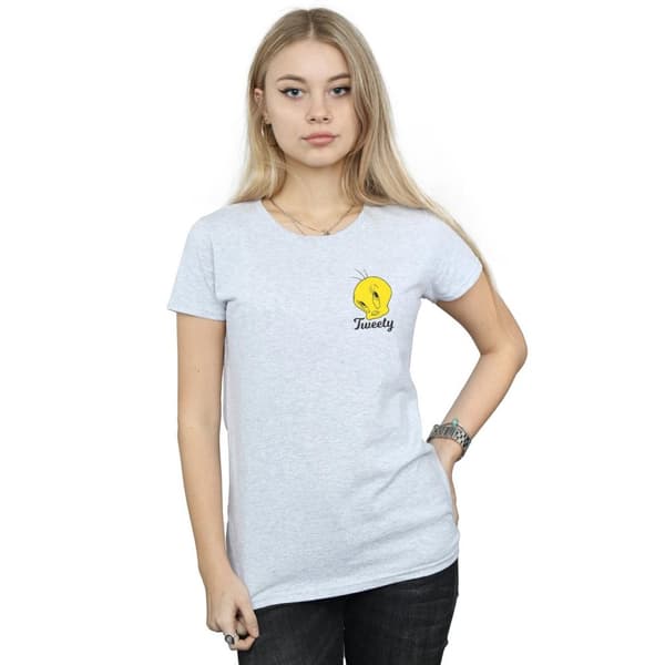 Looney Tunes Womens/Ladies Tweety Pie Head Cotton T-Shirt