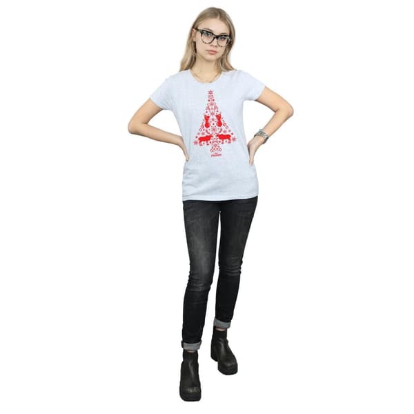 Disney Dam/Tjej Frozen Julgran Bomulls-T-shirt