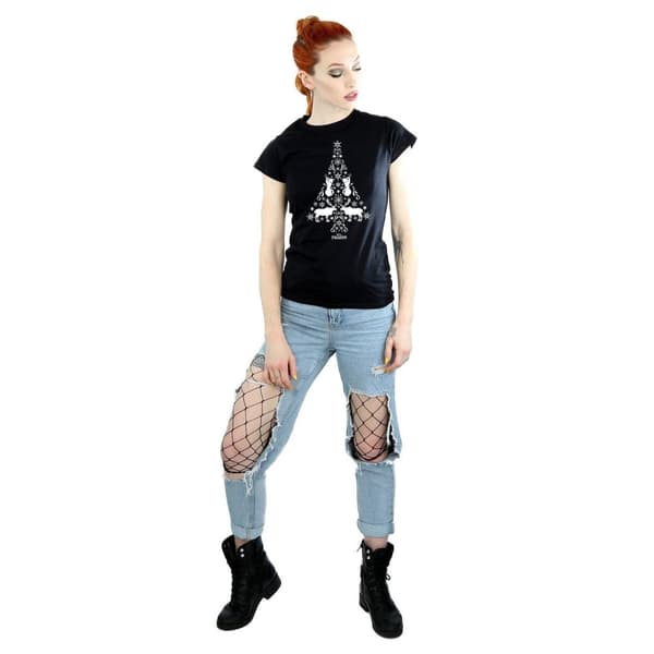 Disney Dam/Tjej Frozen Julgran Bomulls-T-shirt
