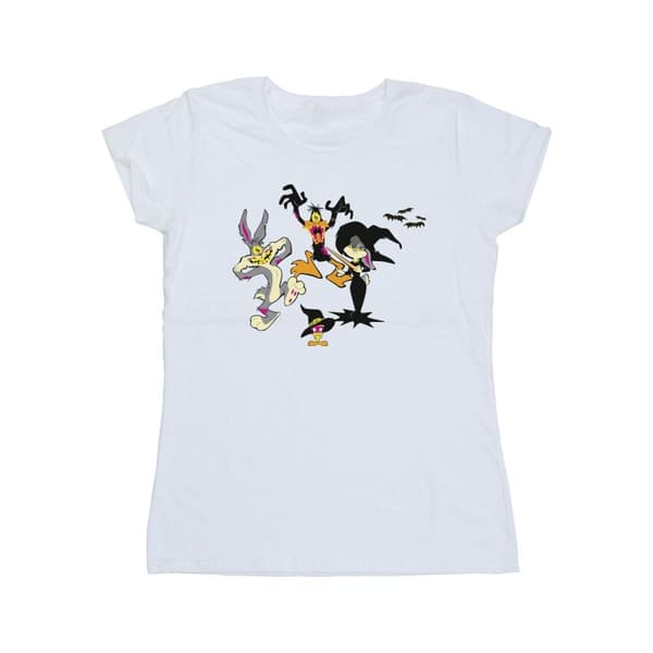 Looney Tunes T-shirt i bomull för kvinnor/damer - Halloween Friends