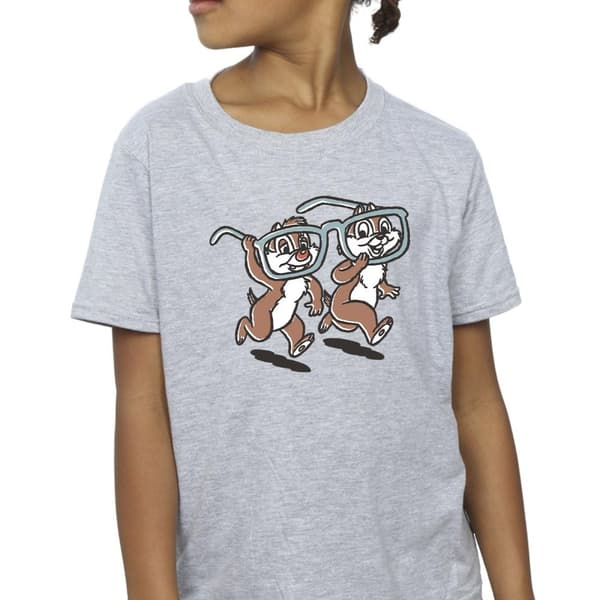 Disney Girls Chip ´n Dale Glasses Cotton T-Shirt