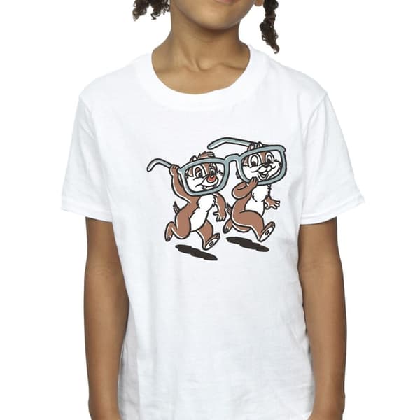 Disney Girls Chip ´n Dale Glasses Cotton T-Shirt