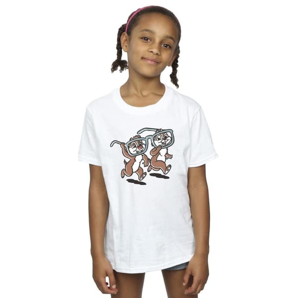 Disney Girls Chip ´n Dale Glasses Cotton T-Shirt