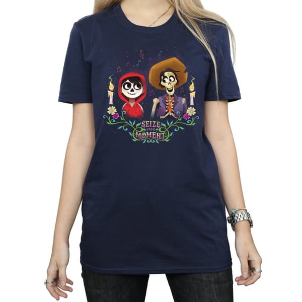 Disney Dam/Tjej Coco Miguel And Hector Boyfriend T-shirt i bomull