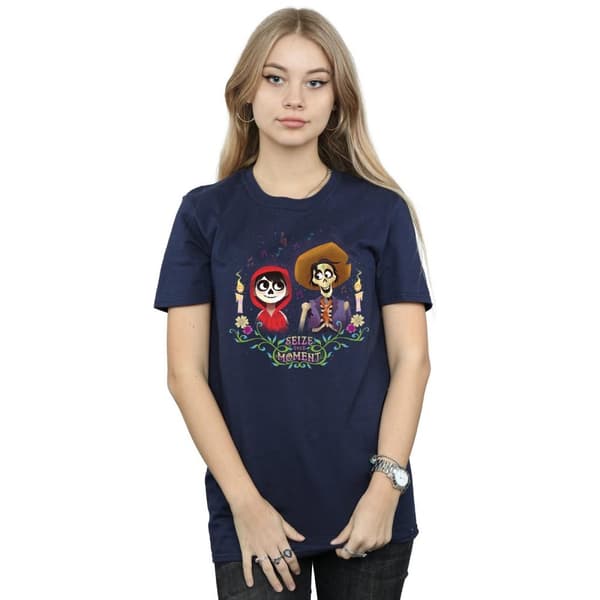 Disney Dam/Tjej Coco Miguel And Hector Boyfriend T-shirt i bomull