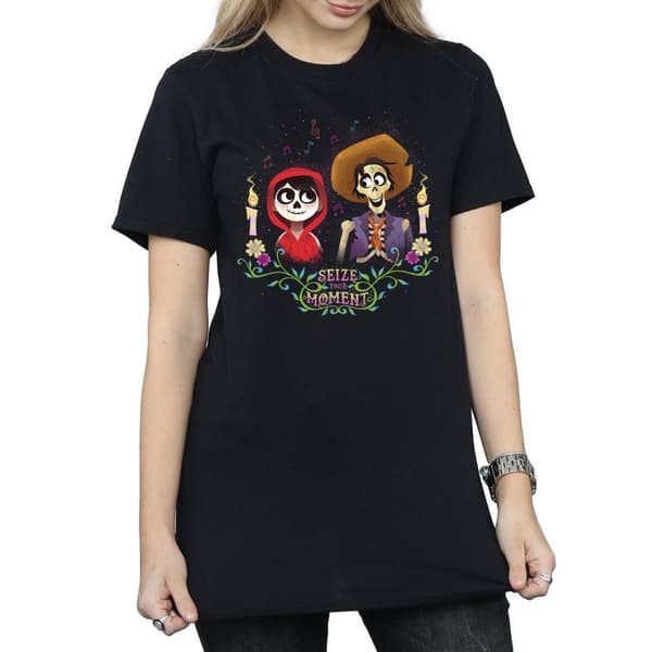Disney Dam/Tjej Coco Miguel And Hector Boyfriend T-shirt i bomull