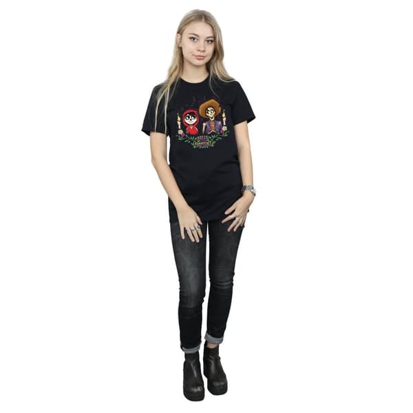 Disney Dam/Tjej Coco Miguel And Hector Boyfriend T-shirt i bomull