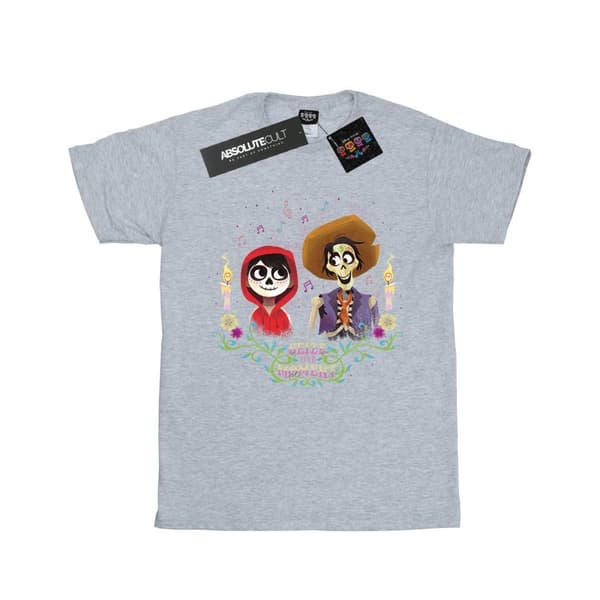 Disney Dam/Tjej Coco Miguel And Hector Boyfriend T-shirt i bomull