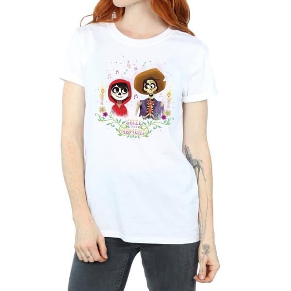 Disney Dam/Tjej Coco Miguel And Hector Boyfriend T-shirt i bomull