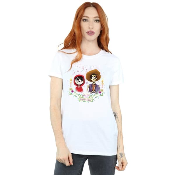 Disney Dam/Tjej Coco Miguel And Hector Boyfriend T-shirt i bomull